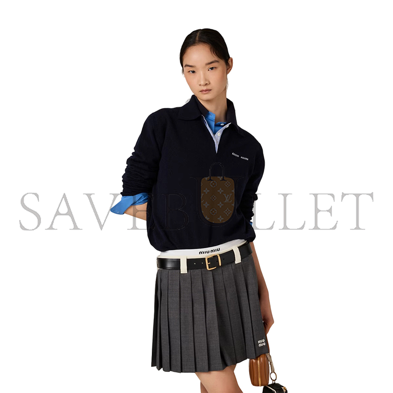 M1v M1v cashmere polo sweater mmla20